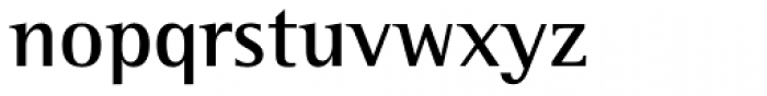 Rotis Semi Serif Paneuropean W1G Bold Font LOWERCASE