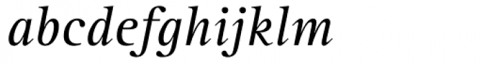 Rotis Serif Italic 56 Font LOWERCASE