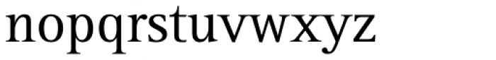 Rotis Serif Paneuropean W1G 55 Roman Font LOWERCASE