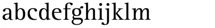 Rotis Serif Std Font LOWERCASE