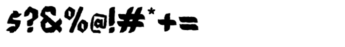 Rotle Rough Font OTHER CHARS