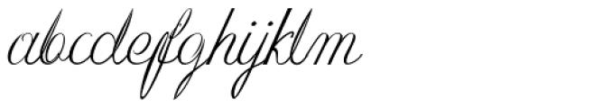 Roto Script Font LOWERCASE