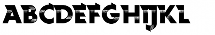 Rotor Fast A Font UPPERCASE