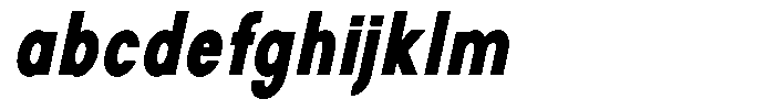 Rotorika Black Condensed Slanted FONT