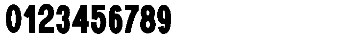 Rotorika Black Condensed Font OTHER CHARS