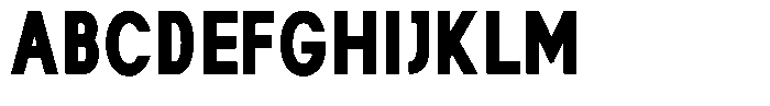 Rotorika Black Condensed Font UPPERCASE
