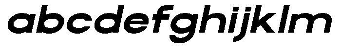 Rotorika Black Expanded Slanted FONT