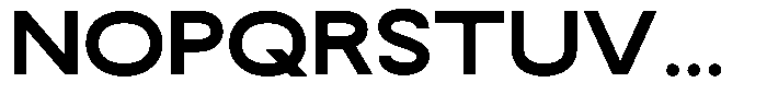 Rotorika Black Expanded Font UPPERCASE