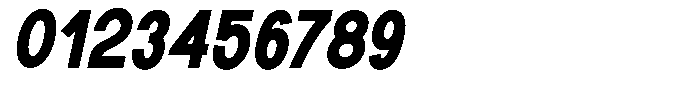 Rotorika Black Semi Condensed Slanted Font OTHER CHARS
