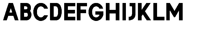 Rotorika Black Semi Condensed Font UPPERCASE