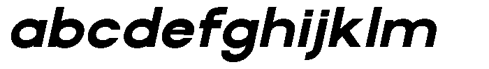 Rotorika Black Semi Expanded Slanted FONT