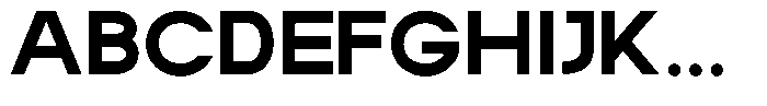 Rotorika Black Semi Expanded Font UPPERCASE