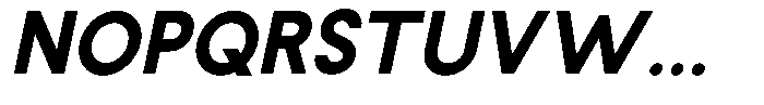 Rotorika Black Slanted Font UPPERCASE