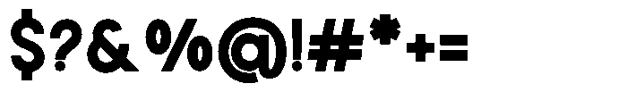 Rotorika Black Font OTHER CHARS