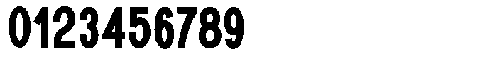 Rotorika Bold Condensed Font OTHER CHARS