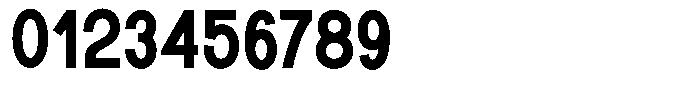 Rotorika Bold Semi Condensed Font OTHER CHARS