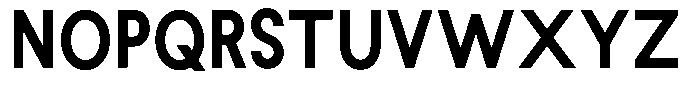 Rotorika Bold Semi Condensed Font UPPERCASE