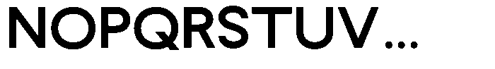 Rotorika Bold Semi Expanded Font UPPERCASE