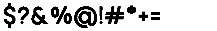 Rotorika Bold Font OTHER CHARS