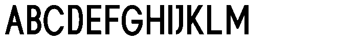 Rotorika Condensed Font UPPERCASE