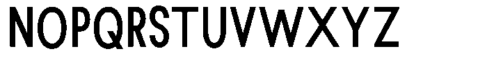 Rotorika Condensed Font UPPERCASE