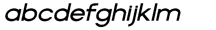 Rotorika Expanded Slanted FONT