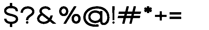 Rotorika Expanded Font OTHER CHARS