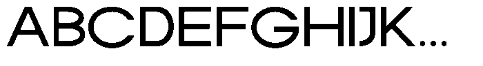Rotorika Expanded Font UPPERCASE