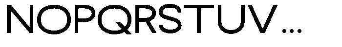 Rotorika Expanded Font UPPERCASE