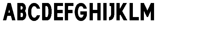 Rotorika Extra Bold Condensed Font UPPERCASE
