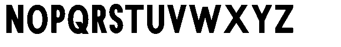 Rotorika Extra Bold Condensed Font UPPERCASE