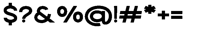 Rotorika Extra Bold Expanded Font OTHER CHARS