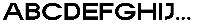 Rotorika Extra Bold Expanded Font UPPERCASE
