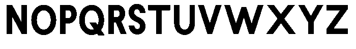Rotorika Extra Bold Semi Condensed Font UPPERCASE