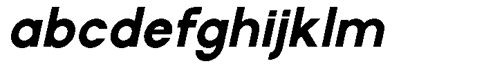 Rotorika Extra Bold Slanted FONT