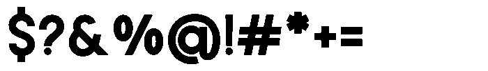 Rotorika Extra Bold Font OTHER CHARS