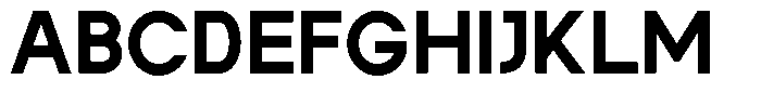 Rotorika Extra Bold Font UPPERCASE