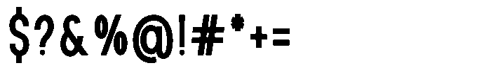 Rotorika Medium Condensed Font OTHER CHARS