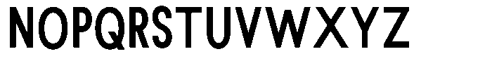 Rotorika Medium Condensed Font UPPERCASE