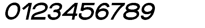Rotorika Medium Expanded Slanted Font OTHER CHARS