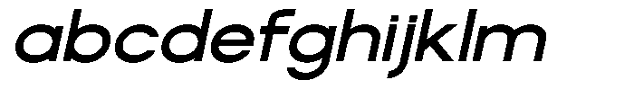 Rotorika Medium Expanded Slanted FONT