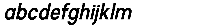 Rotorika Medium Semi Condensed Slanted FONT