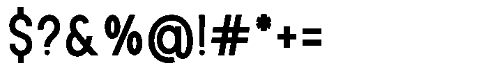 Rotorika Medium Semi Condensed Font OTHER CHARS