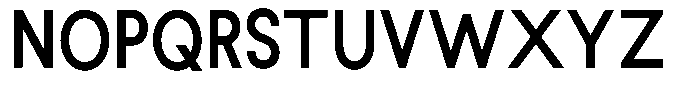 Rotorika Medium Semi Condensed Font UPPERCASE