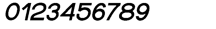 Rotorika Medium Semi Expanded Slanted Font OTHER CHARS