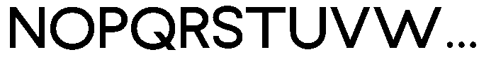 Rotorika Medium Semi Expanded Font UPPERCASE