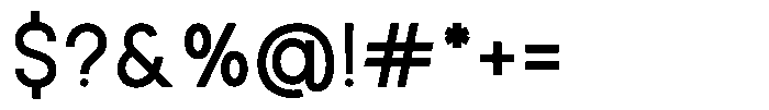 Rotorika Regular Font OTHER CHARS
