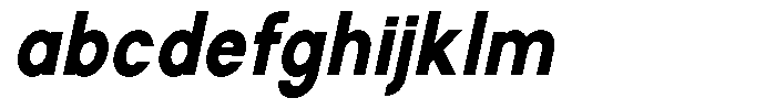 Rotorika Rotorika Extra Bold Semi Condensed Slant FONT