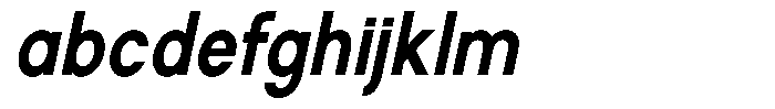 Rotorika Rotorika Sem Bold Semi Condensed Slant FONT