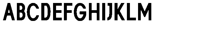 Rotorika Semi Bold Condensed Font UPPERCASE